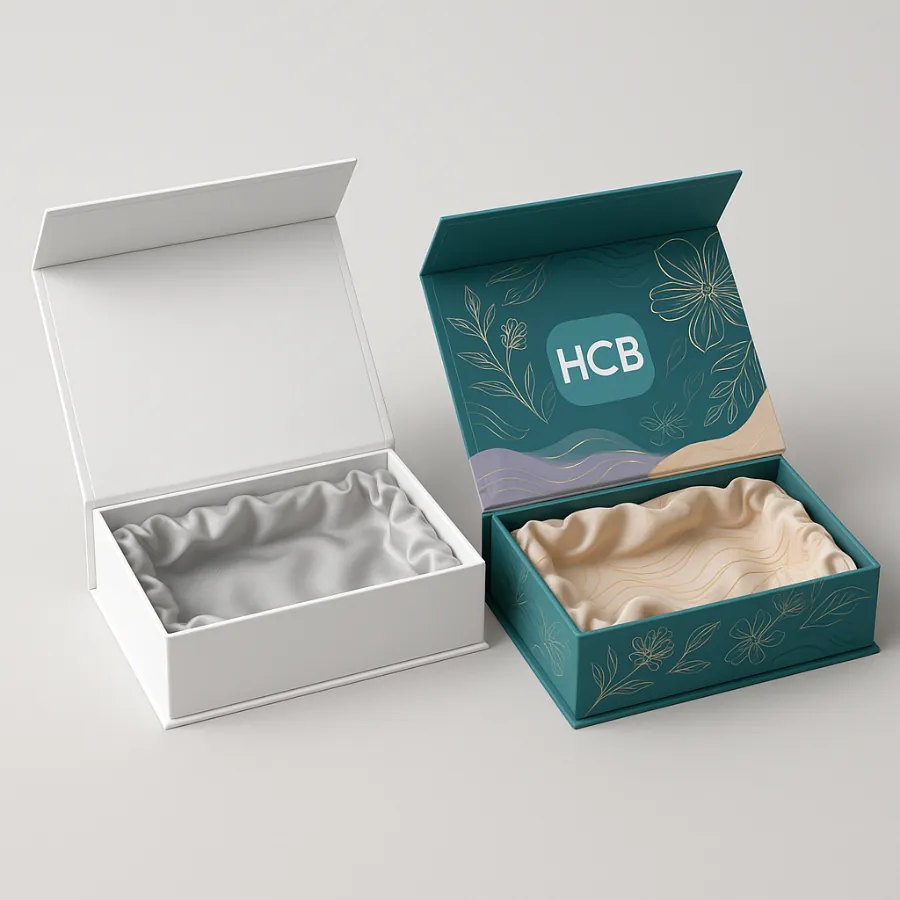Luxury scarf boxes with magnetic closure- class=