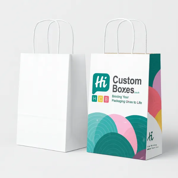 Kraft seal-top paper bag with transparent window and custom printed branding- designed for snacks and baked goods- class=