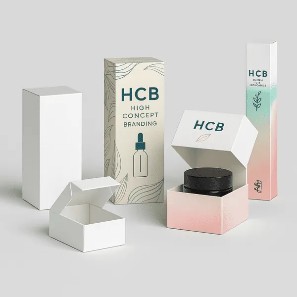 Custom cosmetic packaging boxes for creams serums and beauty products sleek printed and brand ready