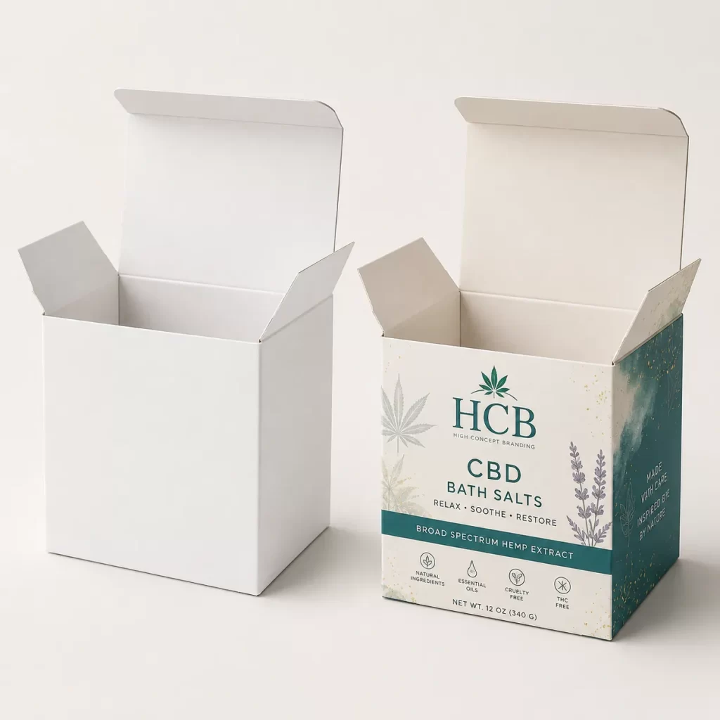 CBD Bath Salt Boxes