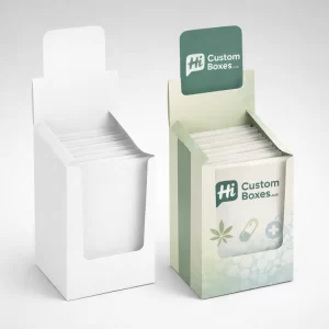 Custom printed CBD supplement boxes for retail