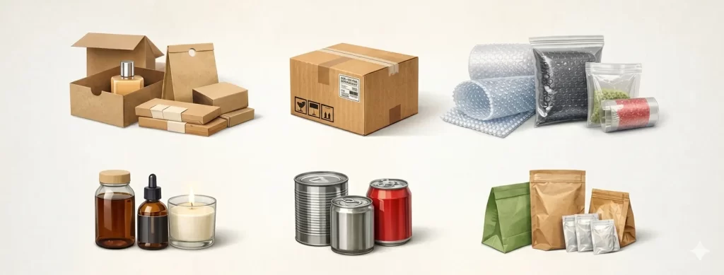 packaging material types