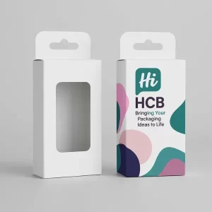 Plain and custom printed bottle carrier boxes with four windows- designed for holding glass bottles securely with a colorful pattern