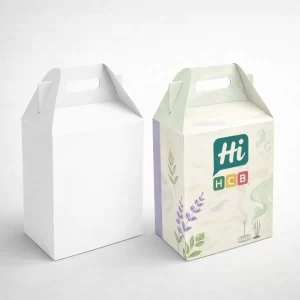 Professional air freshener packaging boxes with bold typography and a clean, glossy finish for brand identity.