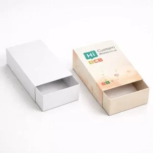A bespoke pink collagen sachet box with a modern layout and gold-foiled geometric brand logo.