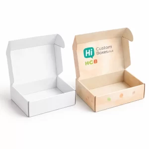 Two stylish collagen sachet boxes displayed upright to highlight their slim profile and professional design.