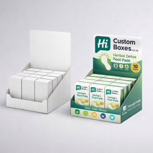 Foot pad Packaging boxes for Retail Display