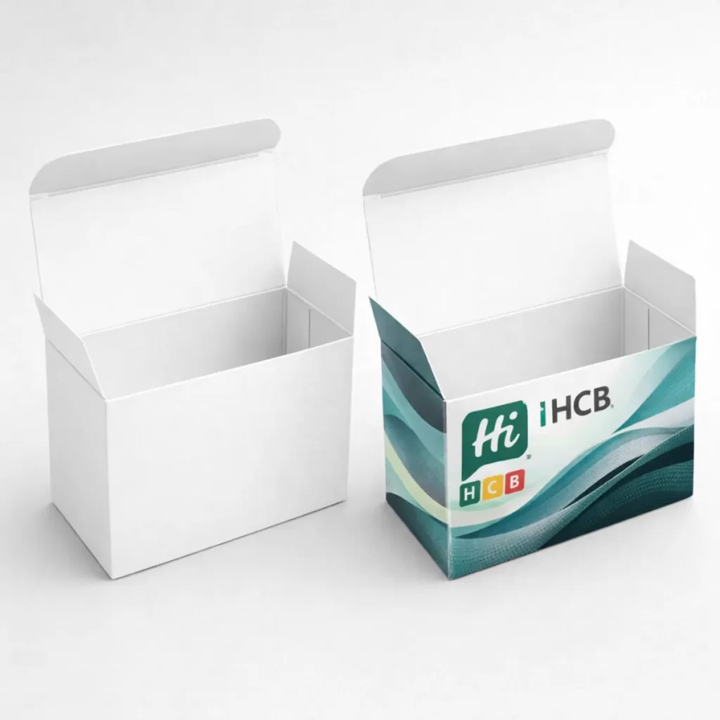 Bulk collection of high-quality spandex packaging boxes in deep blue, ideal for wholesale luxury retail requirements.