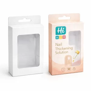 Wholesale Nail Thickening Solution Boxes designed for beauty products