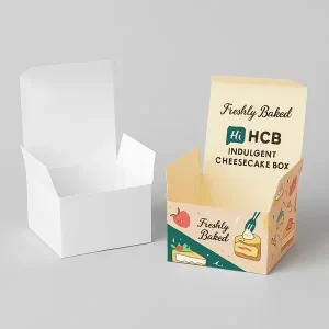 Custom cheesecake boxes for wholesale packaging.