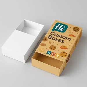 Custom cookie boxes with branded print.