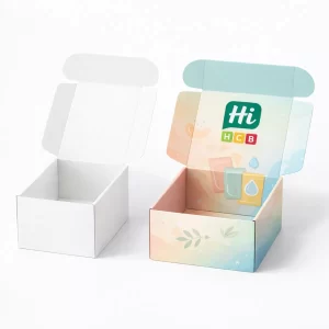 Sturdy corrugated shipping boxes tailored for the secure transport and delivery of cosmetic sachet products.