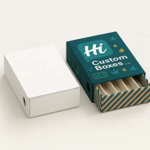 Luxury cannabis boxes with premium printing and elegant finishing