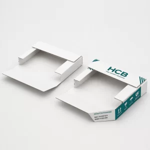 Corrugated Five Panel Folder (FPF) packaging box for secure product shipping
