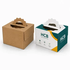Custom kraft hanger boxes UK with logo for retail packaging solutions