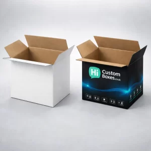 Custom laptop cooling fan boxes with branded printing for electronics packaging