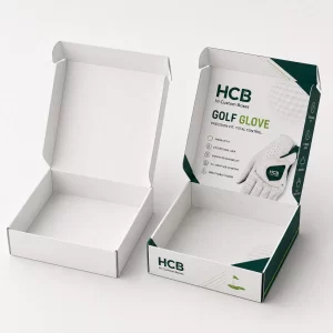 Eco-friendly custom golf glove packaging for sustainable sports brands