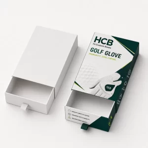 Custom golf glove packaging boxes for branded sports product packaging