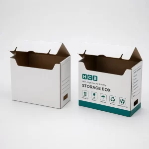 Heavy duty corrugated storage boxes for storing and transporting bulky items