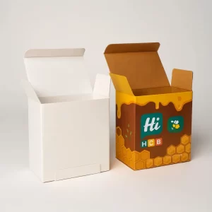 Honey packaging designed for protecting and displaying honey products