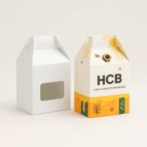 Honey packaging gift boxes for presenting honey jars and gourmet gift sets
