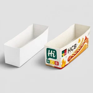 Wholesale custom hot dog sleeves for restaurants, cafes, and food suppliers