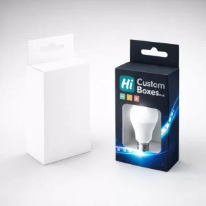 Printed LED light packaging boxes with custom designs for retail packaging