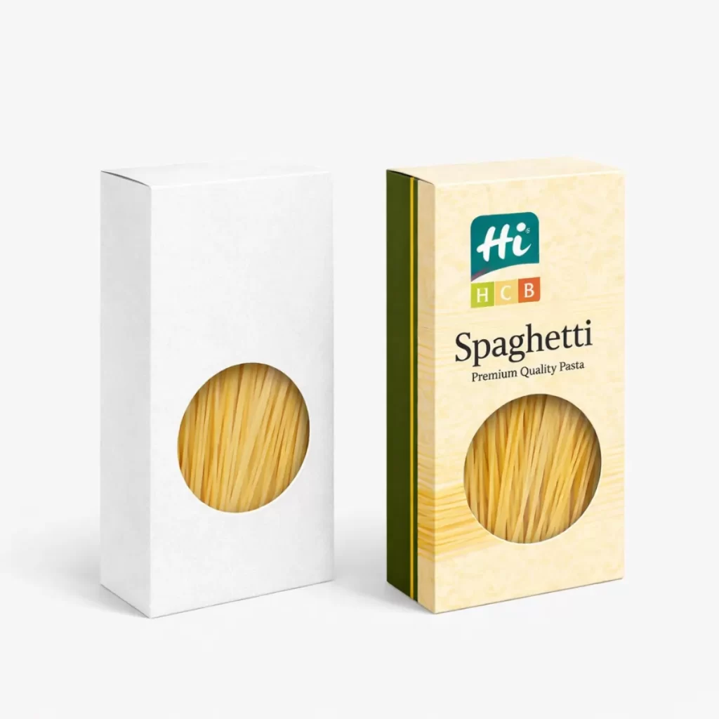 Spaghetti Packaging Boxes