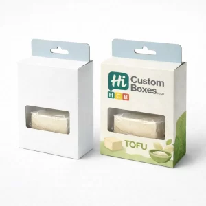 Printed tofu boxes for fresh food packaging and product protection