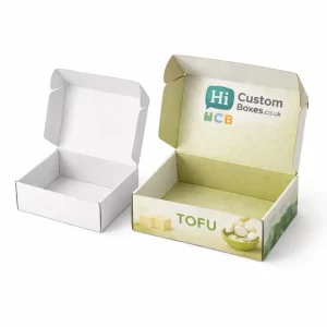 Wholesale custom tofu packaging boxes for food manufacturers and retailers