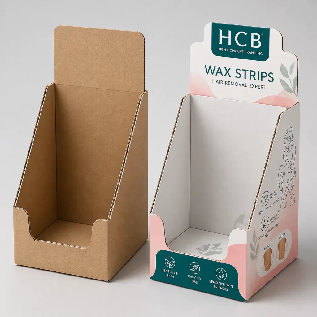 Wax Strips Display Trays