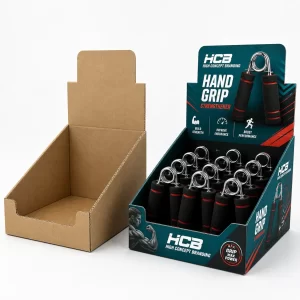 Wholesale custom hand grip packaging boxes for fitness brands and retailers