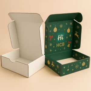 Christmas mailer boxes for secure holiday shipping and gift delivery