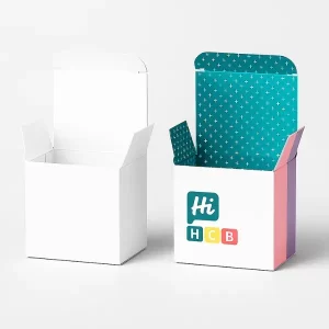 Custom folding boxes with logo for retail, eCommerce, and gift packaging