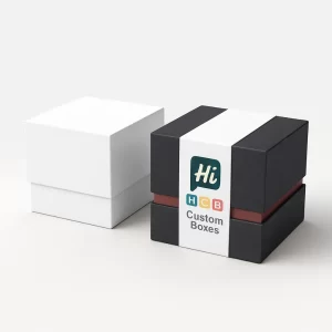 Custom rigid sleeve boxes with logo for premium product packaging