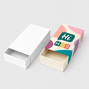 Custom folding box packaging for secure product protection and branded presentation