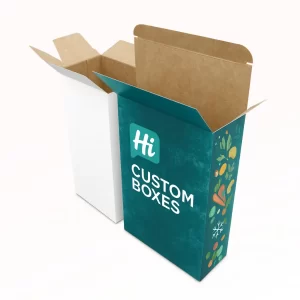 White and printed frozen food boxes featuring a clear window displaying meatballs