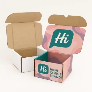 Printed custom folding boxes with logo for premium product packaging