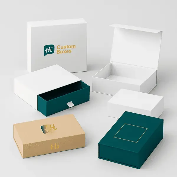 Custom rigid packaging boxes
