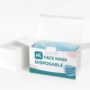 Custom surgical mask boxes for hygienic medical packaging and retail display