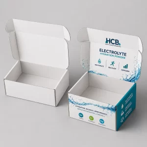 Custom electrolyte powder packaging boxes for secure product protection and branding