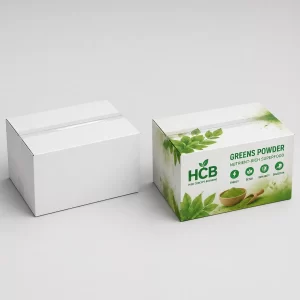 greens powder boxes UK for supplement brands and retailers