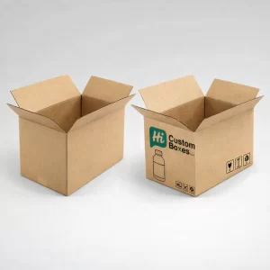 Custom vitamin syrup carton boxes with branded printing for retail packaging