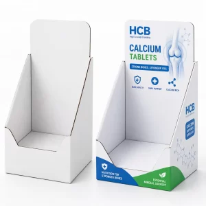 Wholesale custom calcium tablet boxes for supplement manufacturers and retailers