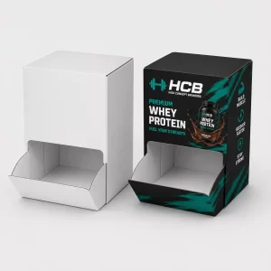 Wholesale custom protein powder boxes UK for manufacturers and distributors