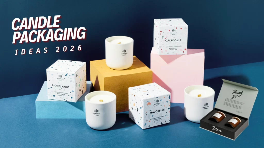 different types and styled candle boxes